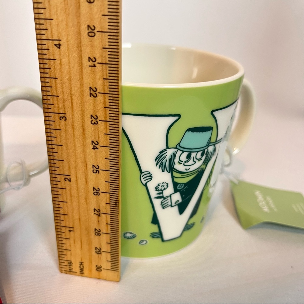 Arabia Moomin Mug 0.4L Alphabet Collection V Tableware Kitchenware Japan New - Picture 9 of 9